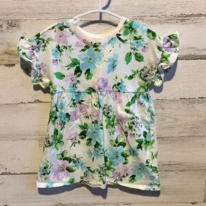 ❤️ PICK 4/$20 Old Navy Kids Floral Dress - Green and Purple